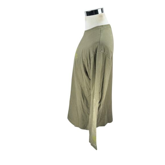 Vintage Quiksilver Edition T-Shirt Men’s Large Green Cotton Long Sleeve Surfer - Picture 3 of 10